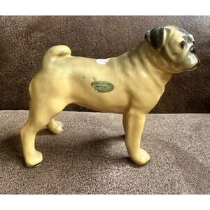 Antique Royal Design By Mortens Studio Ceramic Pug Dog Figurine Collectible
